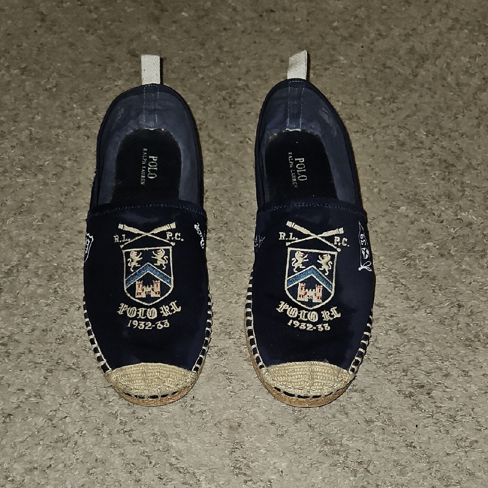 Polo by Ralph Lauren Navy Slip-On Loafers